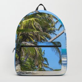 Palm tree Backpack | Trip, Landscape, Beach, Tree, Spring, Sea, Photo, Calm, Vacation, Relax 