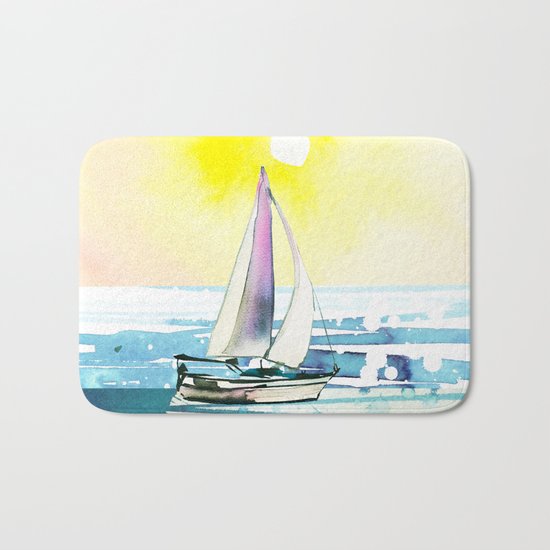Seascape #7 Bath Mat