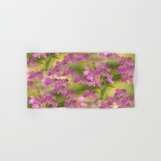 Rosebay Willowherb flowers Hand & Bath Towel