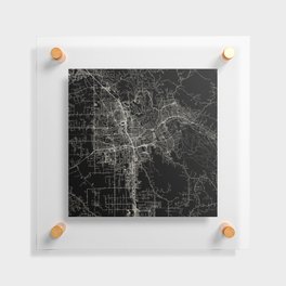 Santa Rosa, USA - Minimal City Map Floating Acrylic Print