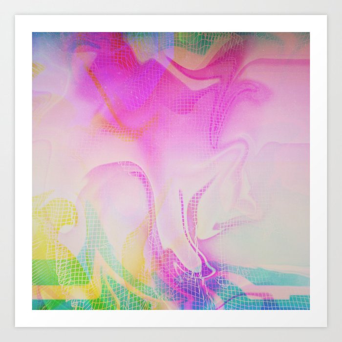 Glitch 25 Art Print By Seamless