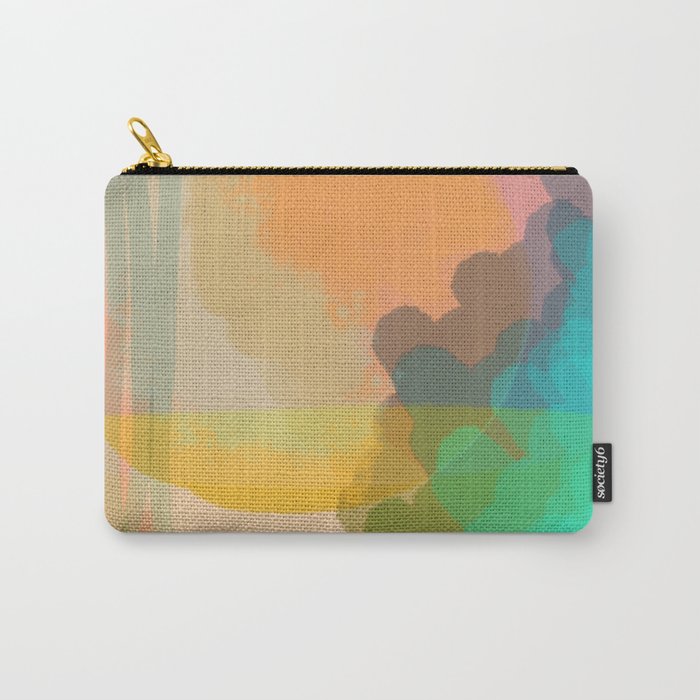 Shapes and Layers no.10 - Sun, Waves, Clouds, Sky abstract Carry-All Pouch