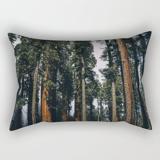 Woods #fog Rectangular Pillow