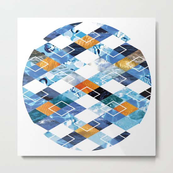 Argyle Aquarium Metal Print