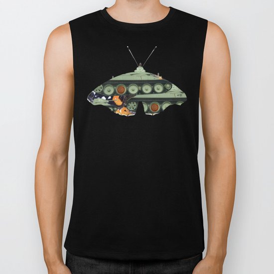 Butterfly Bomber Biker Tank