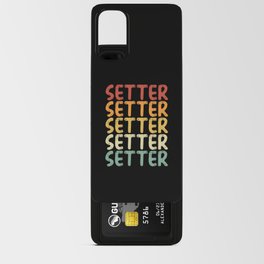 Volleyball setter retro Android Card Case