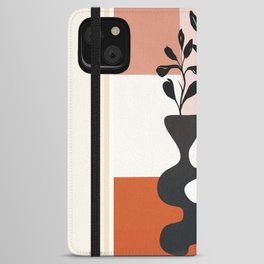 Abstract Art Vase 20 iPhone Wallet Case