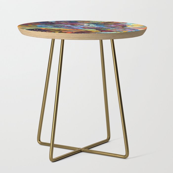 Colorful Mosaic Side Table
