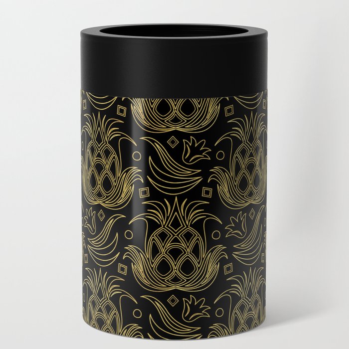 Luxe Pineapple // Black Can Cooler