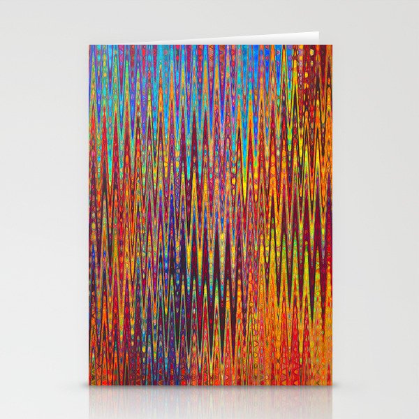 Neon Bright Abstract Art #2  Stationery Cards