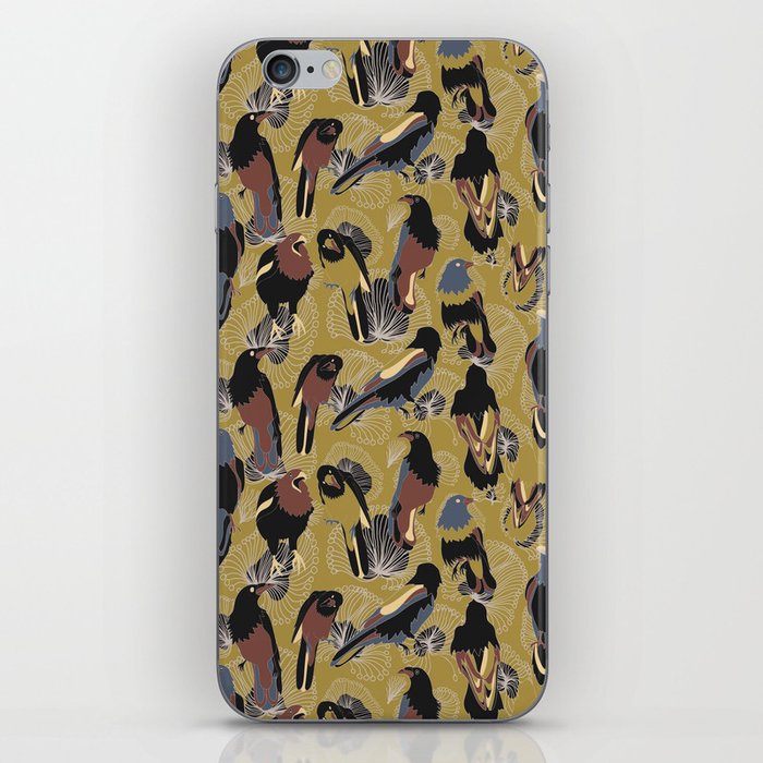 Birds of Prey in Gold iPhone Skin