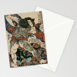 Utagawa Kuniyoshi - Of Brigands and Bravery: Kuniyoshi's Heroes of the Suikoden #1 Stationery Card
