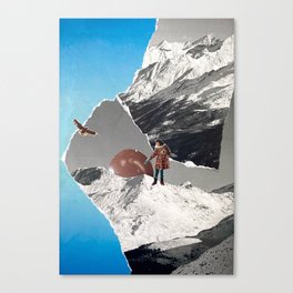 in the mountains Canvas Print