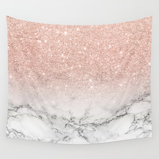 Pink Wall Tapestry modern faux rose pink glitter ombre white marble wall tapestry Pink Wall Tapestry modern faux rose pink glitter ombre white marble wall tapestry