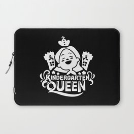 Kindergarten Queen Cute Kids Girly Slogan Laptop Sleeve