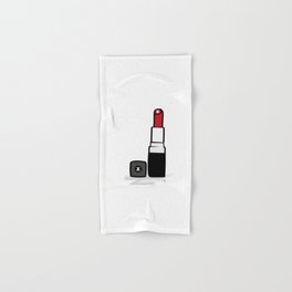 red lipstick Hand & Bath Towel