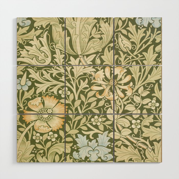 William Morris Wood Wall Art