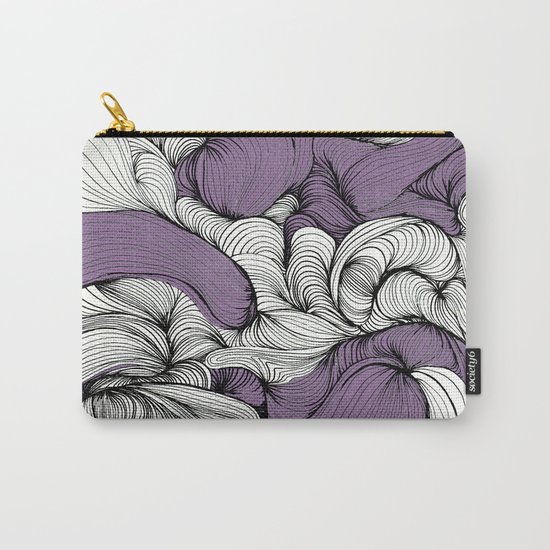 Lavender Fabric Carry-All Pouch