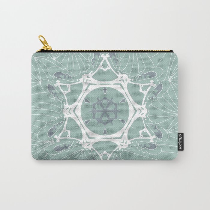 Poetic green Carry-All Pouch