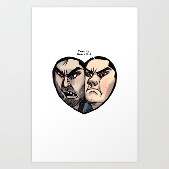 Sterek Art Print