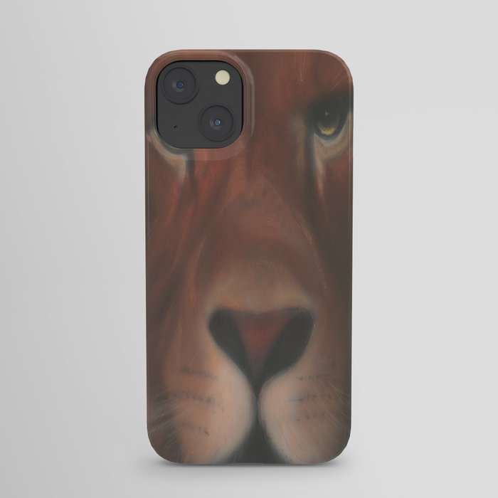 Leone aerografato - Airbrushed Lion iPhone Case
