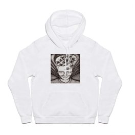 A Wicked Strategy - Lowko Hoody | Pop Surrealism, People, Black and White, Game 