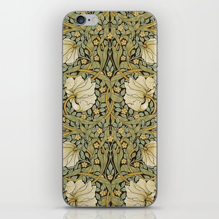 William Morris Pimpernel Art Nouveau Floral Pattern iPhone Skin
