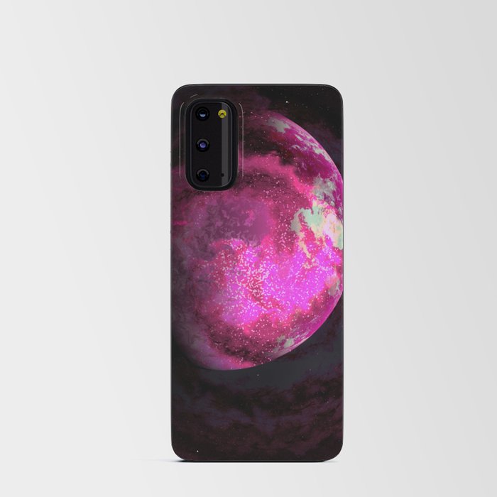 Pink Planet Android Card Case