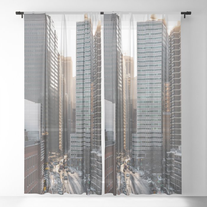 Manhattan Views | New York City Skyscrapers | Travel Photography #2 Sheer Curtain
