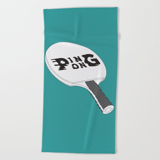 Ping Pong Beach Towel