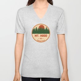Mt. Hood National Forest V Neck T Shirt