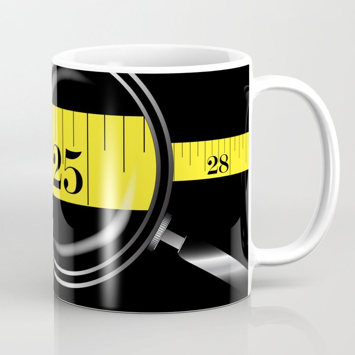 Tape Measure Border Coffee Mug