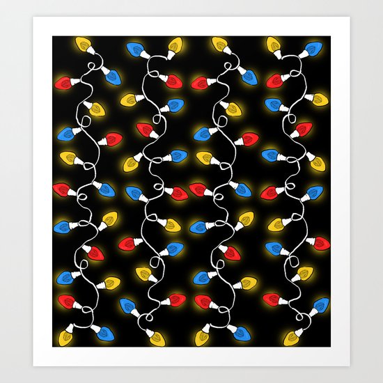 Christmas Lights II Art Print