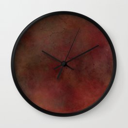 Burgundy Red Wall Clock