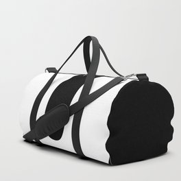 U (White & Black Letter) Duffle Bag