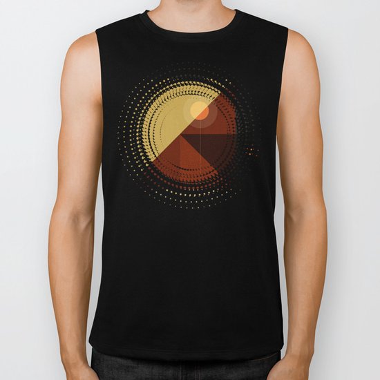 Geometric/Abstract 6 Biker Tank