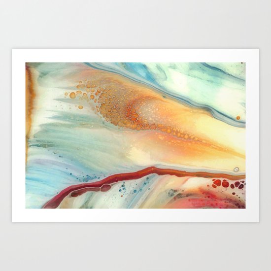 Colorful abstraction Art Print