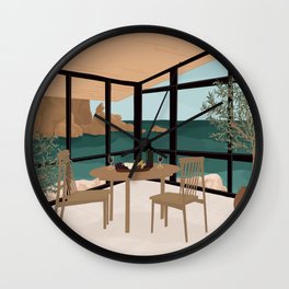 Room with a View: Sicily  Wall Clock