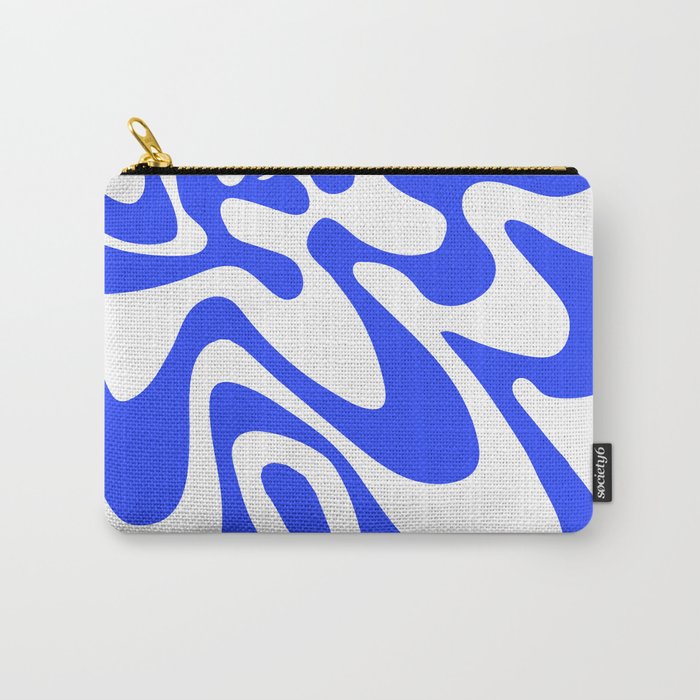 Swirly Whirly: Abstract Pop Art Painting by Bruce Gray Carry-All Pouch