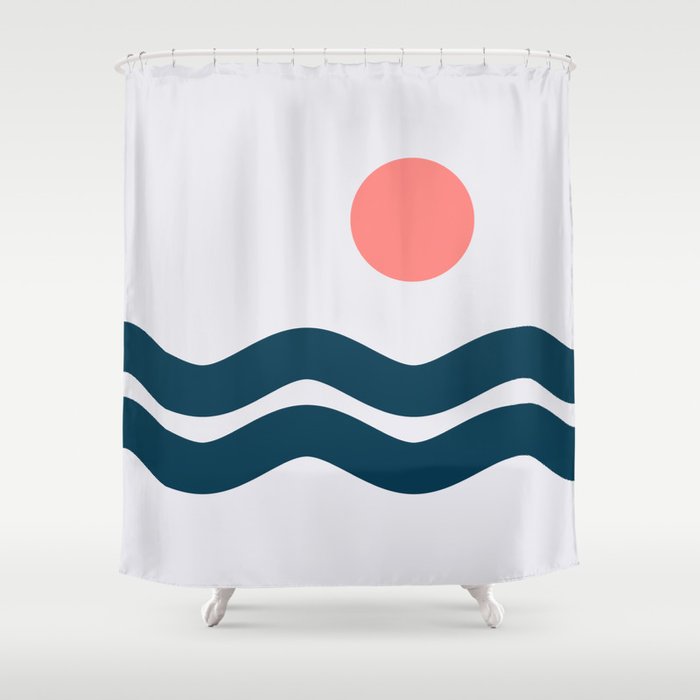 Nautical 06 No.1 Shower Curtain