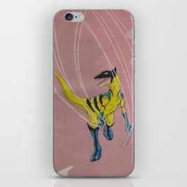 Wolveraptor - Superhero Dinosaurs Series iPhone Skin