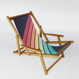 Lembona - Classic 70s Vintage Style Retro Summer Stripes Sling Chair