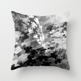 Picture of a Puzzled Mind Throw Pillow