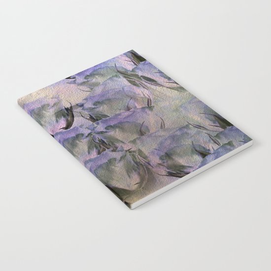 Glamorous Lavender Roses Abstract Notebook