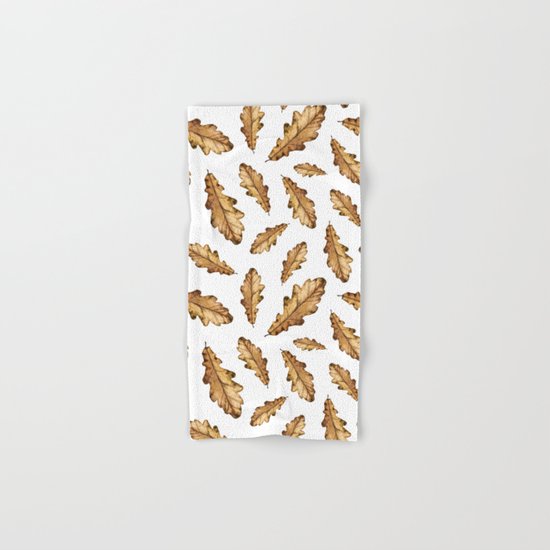 Autumn Leaves Pattern 01 Hand & Bath Towel