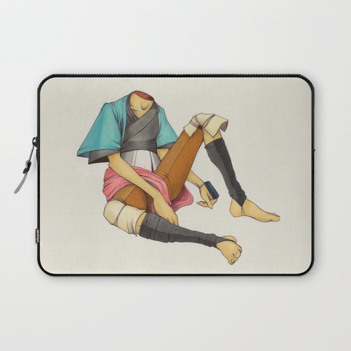 When I Was Little, My Father Was Famous. (No type) Laptop Sleeve