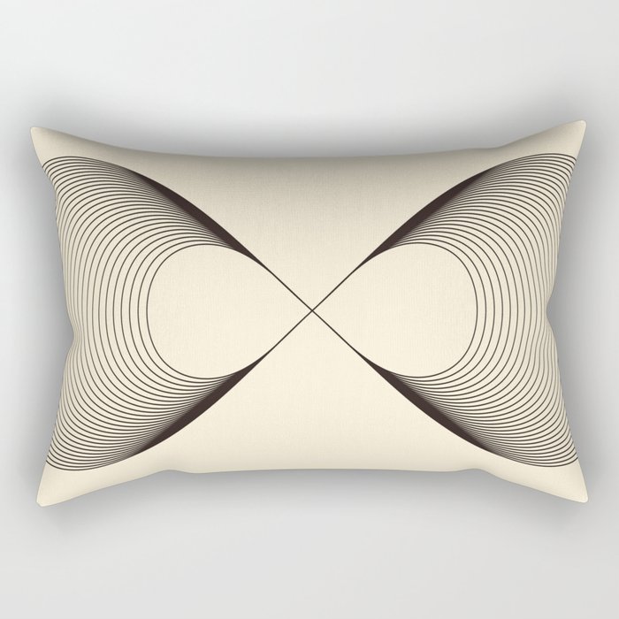 Abstraction_UNIVERSE_CONNECT_INFINITY_LOVE_POP_ART_0429A Rectangular Pillow