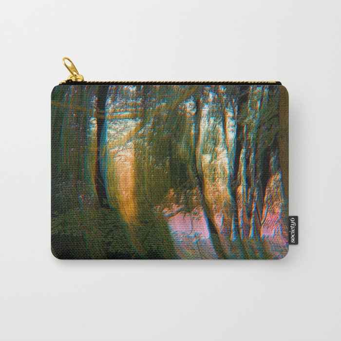 Trippy Trees Carry-All Pouch