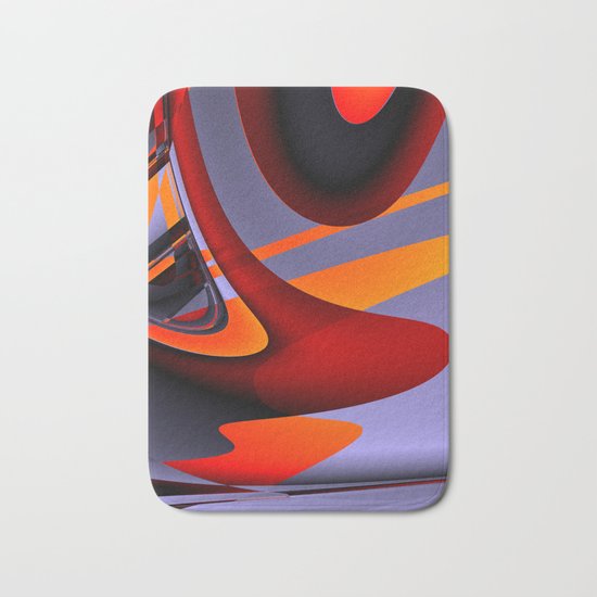 get into the flow Bath Mat