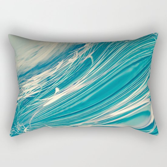 Neptune's Wild Ocean Rectangular Pillow